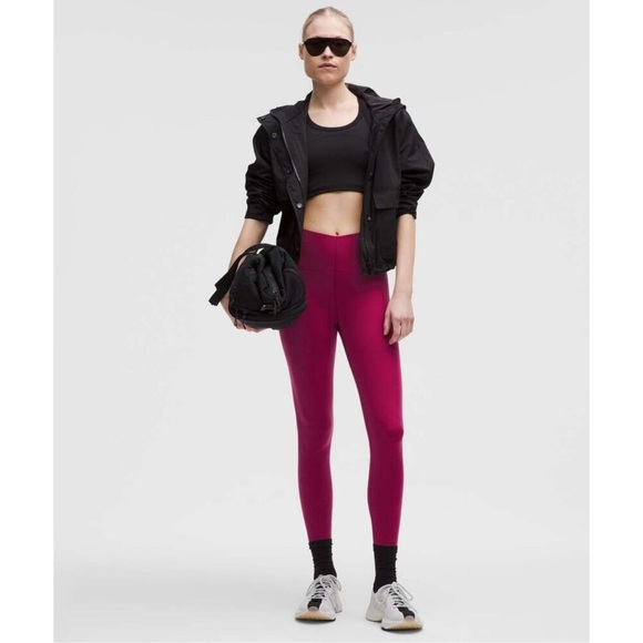 Lululemon Glow Up Super-High-Rise Tight 25” Magenta Smoke size 14 NWT pink - Picture 1 of 8